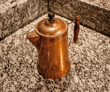 Load image into Gallery viewer, Copper Coffee Pot Vintage Kitchen Decor - Eagle&#39;s Eye Finds
