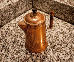 Copper Coffee Pot Vintage Kitchen Decor - Eagle's Eye Finds