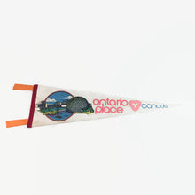 Load image into Gallery viewer, Ontario Place Canada Felt Pennant Vintage Wall Decor - Eagle&#39;s Eye Finds
