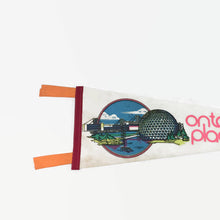 Load image into Gallery viewer, Ontario Place Canada Felt Pennant Vintage Wall Decor - Eagle&#39;s Eye Finds
