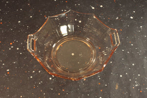Pink Molly Double Handle Mayonnaise Bowl Vintage Imperial Glass Bowl - Eagle's Eye Finds