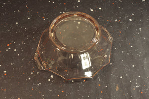 Pink Molly Double Handle Mayonnaise Bowl Vintage Imperial Glass Bowl - Eagle's Eye Finds