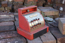 Load image into Gallery viewer, Red Tom Thumb Cash Register Vintage Toy - Eagle&#39;s Eye Finds
