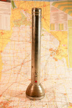 Load image into Gallery viewer, Silver Deville Flashlight | Long and Large Vintage Flashlight - Eagle&#39;s Eye Finds
