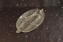 Load image into Gallery viewer, Sandwich Glass Clear Relish Dish Vintage Serving Glassware - Eagle&#39;s Eye Finds

