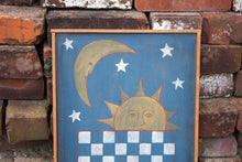 Load image into Gallery viewer, Astrological Game Board Vintage Primitive Decor - Eagle&#39;s Eye Finds
