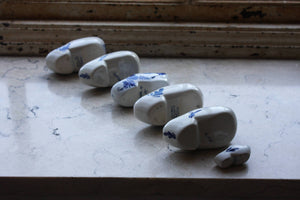 Delft Blue Clog Shoe Lot Vintage Porcelain Decor - Eagle's Eye Finds