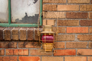 NYCS New York Central System Adlake Lantern Vintage Kerosene Lamp - Eagle's Eye Finds