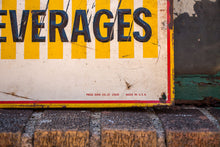 Load image into Gallery viewer, Cott Beverages Ginger Ale Tin Sign Vintage Soda Advertising Decor - Eagle&#39;s Eye Finds
