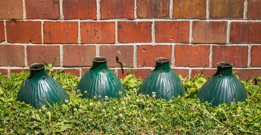 Green Xray Mercury Lamp Shades Antique Industrial Lighting - Eagle's Eye Finds
