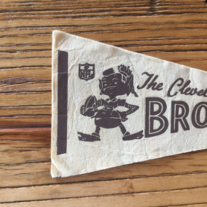 The Cleveland Browns Vintage Football NFL Pennant - Eagle's Eye Finds