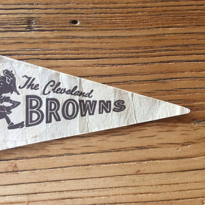 The Cleveland Browns Vintage Football NFL Pennant - Eagle's Eye Finds