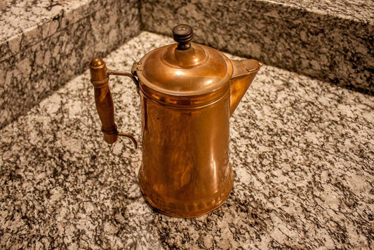 Copper Coffee Pot Vintage Kitchen Decor - Eagle's Eye Finds