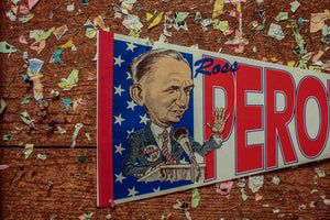 Ross Perot 1992 Presidential Election Vintage Pennant - Eagle's Eye Finds
