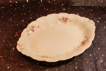 Load image into Gallery viewer, Rose Serving Platter Vintage East Palestine Pottery Company DeSoto China - Eagle&#39;s Eye Finds
