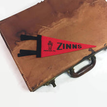 Load image into Gallery viewer, Zinn&#39;s Park Denver Pennsylvania Red Felt Pennant Vintage Wall Decor - Eagle&#39;s Eye Finds
