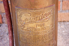 Load image into Gallery viewer, Copper and Brass Soda Acid Fire Extinguisher Vintage Pyrene Guardene Firefighter Decor - Eagle&#39;s Eye Finds
