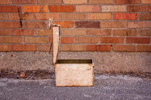 Load image into Gallery viewer, Chippy White Ammo Box Unique Vintage Planter or Container - Eagle&#39;s Eye Finds

