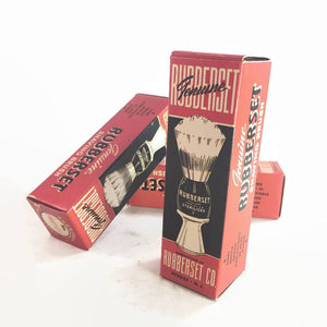 Rubberset Shaving Brush Vintage New Old Stock (NOS) Barber Decor - Eagle's Eye Finds