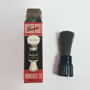 Rubberset Shaving Brush Vintage New Old Stock (NOS) Barber Decor - Eagle's Eye Finds
