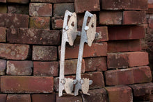 Load image into Gallery viewer, Clubs Ice Skates Vintage Industrial Silver Winter Decor - Eagle&#39;s Eye Finds
