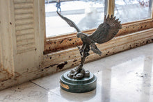 Load image into Gallery viewer, Approaching Eagle Sculpture by Phil Hauser - Eagle&#39;s Eye Finds
