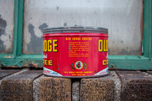 Old Judge Coffee Tin Vintage Coffee Advertising Decor - Eagle's Eye Finds