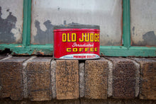 Load image into Gallery viewer, Old Judge Coffee Tin Vintage Coffee Advertising Decor - Eagle&#39;s Eye Finds
