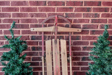 Load image into Gallery viewer, Gladding Champion Fastrack Wood Sled Vintage Holiday Decor - Eagle&#39;s Eye Finds
