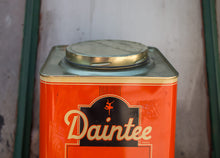Load image into Gallery viewer, Daintee English Candy Tin Vintage Kitchen Storage Decor - Eagle&#39;s Eye Finds
