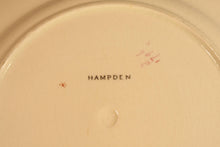 Load image into Gallery viewer, Hampden Floral Plate with Pink Trim Vintage Ceramic Plate - Eagle&#39;s Eye Finds
