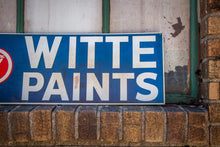 Load image into Gallery viewer, Witte Paints Vintage Tin Advertising Sign - Eagle&#39;s Eye Finds
