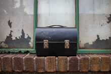 Load image into Gallery viewer, Black Metal Lunchbox Vintage Chic Decor - Eagle&#39;s Eye Finds
