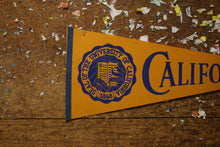 Load image into Gallery viewer, University of California Felt Pennant Vintage College Decor - Eagle&#39;s Eye Finds
