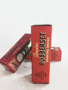 Rubberset Shaving Brush Vintage New Old Stock (NOS) Barber Decor - Eagle's Eye Finds