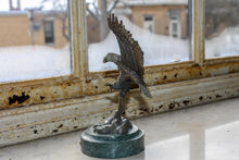 Load image into Gallery viewer, Approaching Eagle Sculpture by Phil Hauser - Eagle&#39;s Eye Finds
