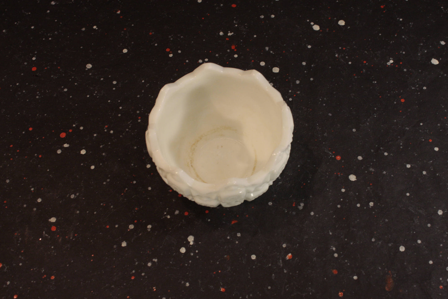 Westmoreland Old Quilt Milk Glass Bowl Vintage Glassware - Eagle's Eye Finds