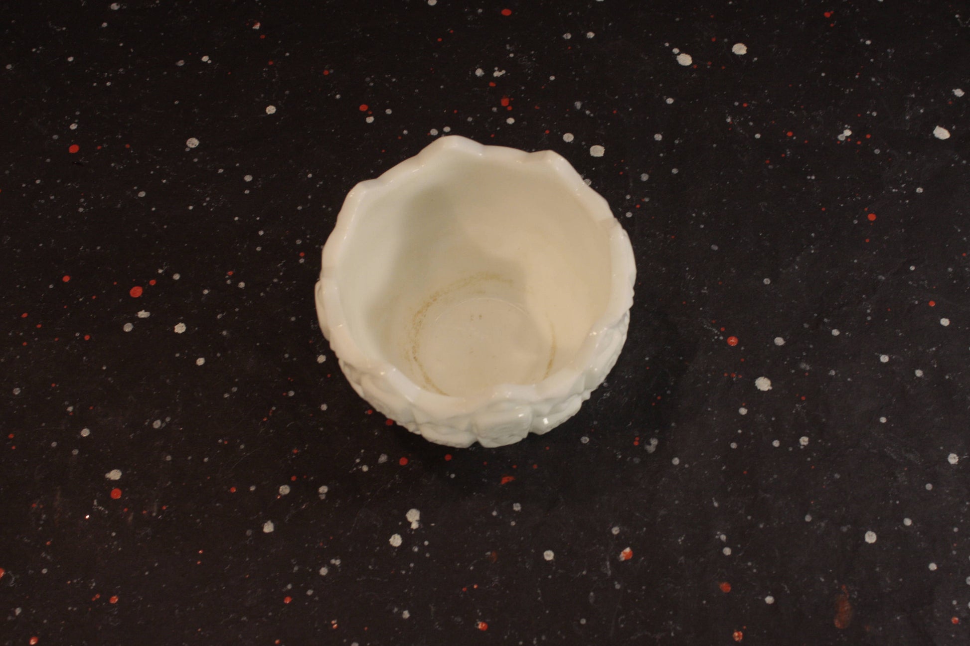 Westmoreland Old Quilt Milk Glass Bowl Vintage Glassware - Eagle's Eye Finds