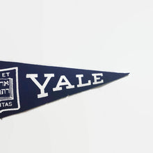 Load image into Gallery viewer, Yale University Mini Felt Pennant Vintage College Decor - Eagle&#39;s Eye Finds

