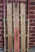 Load image into Gallery viewer, Gladding Champion Fastrack Wood Sled Vintage Holiday Decor - Eagle&#39;s Eye Finds
