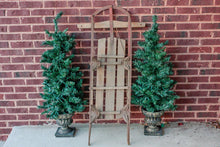 Load image into Gallery viewer, Gladding Champion Fastrack Wood Sled Vintage Holiday Decor - Eagle&#39;s Eye Finds
