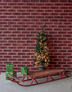 Happi Time Wooden Runner Sled Vintage Christmas Display Decor - Eagle's Eye Finds