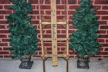 Load image into Gallery viewer, Huskee Wooden Sled Vintage Holiday Decor - Eagle&#39;s Eye Finds
