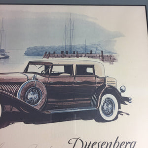 Model J Beverly Berline Duesenberg Print by Gordon Buehrig Limited Edition Vintage Car Decor - Eagle's Eye Finds