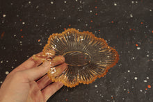 Load image into Gallery viewer, Pink Glass Leaf Shaped Dish Vintage Serving or Trinket Dish - Eagle&#39;s Eye Finds
