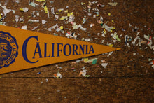 Load image into Gallery viewer, University of California Felt Pennant Vintage College Decor - Eagle&#39;s Eye Finds
