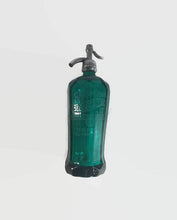 Load image into Gallery viewer, Aqua Paneled Sparkling Seltzer Water Bottle Vintage Barware Columbia Beverage Co. Chicago Illinois - Eagle&#39;s Eye Finds
