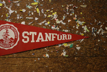 Load image into Gallery viewer, Stanford University Cardinal Red Pennant Vintage Collegiate Decor - Eagle&#39;s Eye Finds
