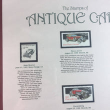 Load image into Gallery viewer, Antique Car Stamps Collection By Texas Stamps Vintage Framed Stamp Collection - Eagle&#39;s Eye Finds
