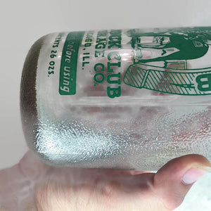 Paddock Club Beverage Co. Seltzer Bottle Vintage Equestrian Barware - Eagle's Eye Finds